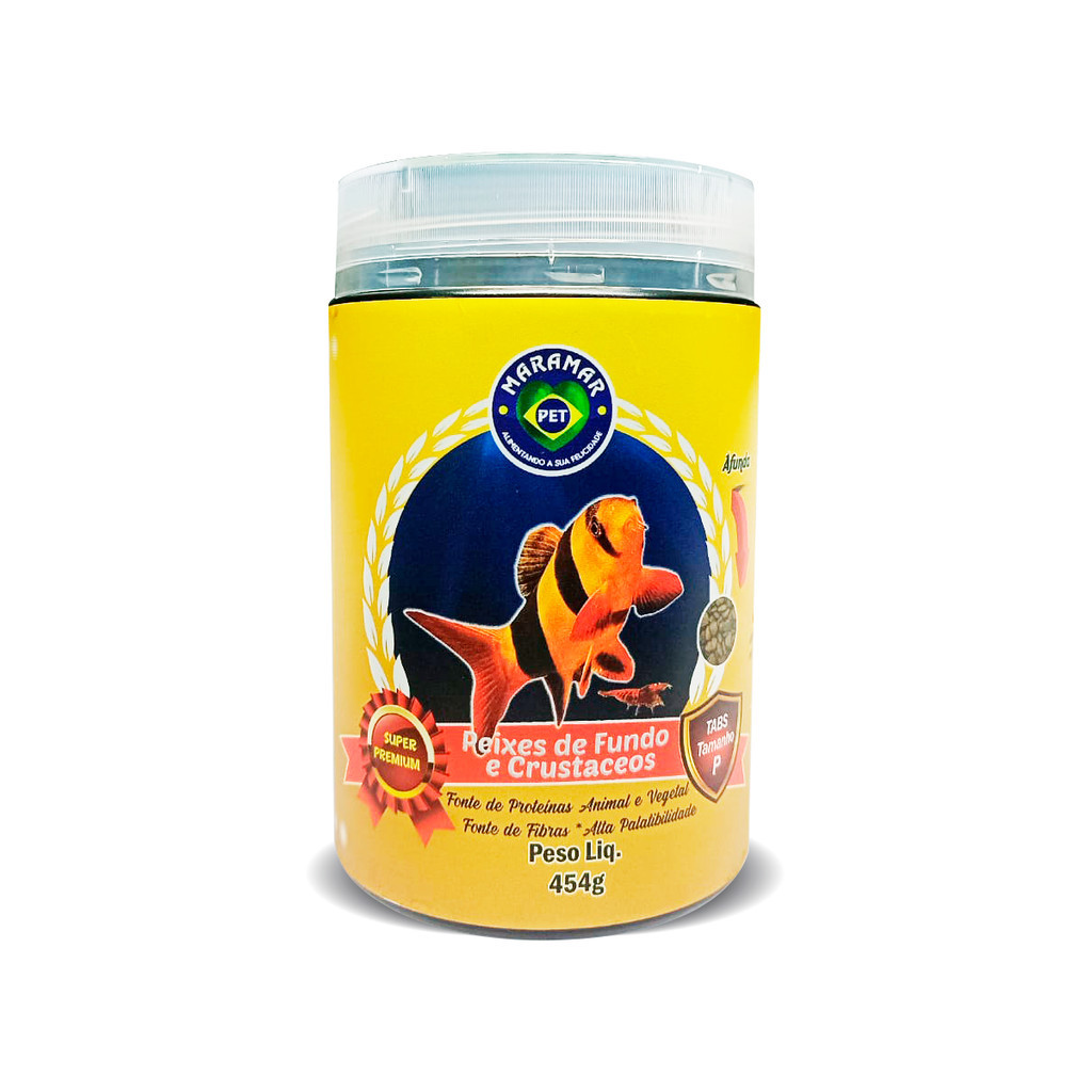 Maramar Ração Premium Peixes De Fundo E Crustáceos 454g - P | Shopee Brasil