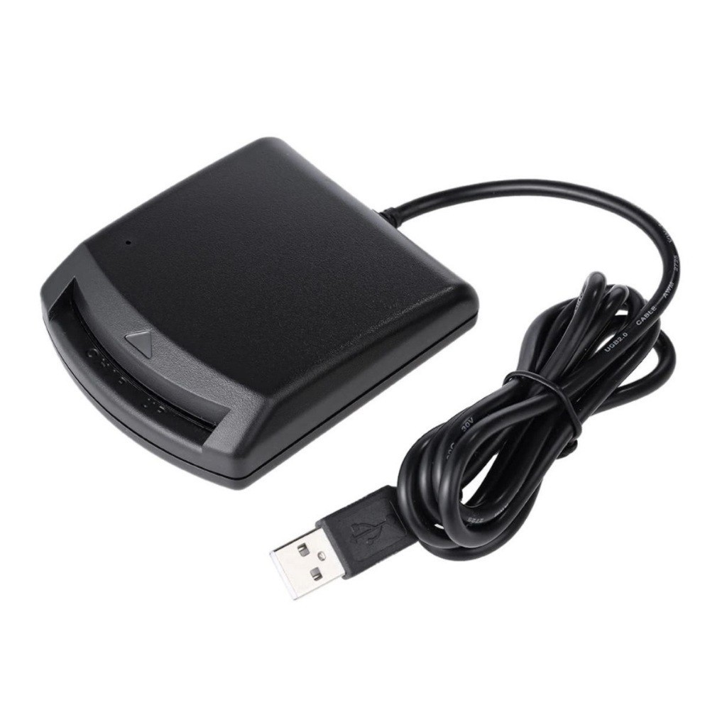 Leitor De Smart Card Reader PC/SC Usb E-Cpf E-Cnpj | Shopee Brasil