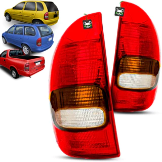 Lanterna Traseira Tricolor Corsa PickUp Wagon 4P 1994 a 1999