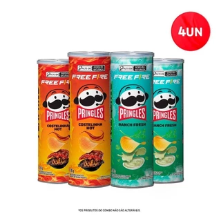 Combo Batata Pringles Free Fire Costelinha Picante E Ranch Fresh