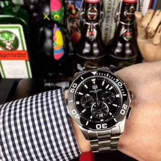 Tag_Heuer A Série Submarina De Corrida É Equipada Com Jateamento Automático De Areia De Aço Fino PVD Fivela De Dobrável Diâmetro 41mm