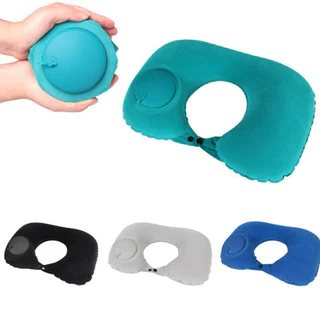 Travesseiro De Viagem Avião Inflável Leve Portátil Pescoço Automática Inflável Cervical Travesseiro em Oferta na Shopee