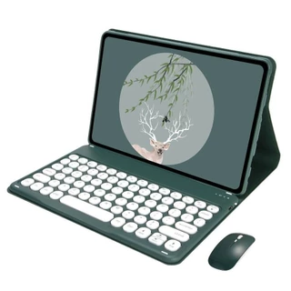 Para Lenovo Tab M9 2023 Lançamento 9 Polegadas TB-310FU Com Teclado Bluetooth Redondo 310XU Estojo De Couro Magneticamente