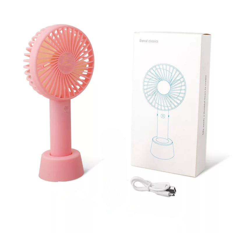 Ventilador Portátil USB Silencioso para Estudantes ao Ar Livre com Carregamento de Alto Vento