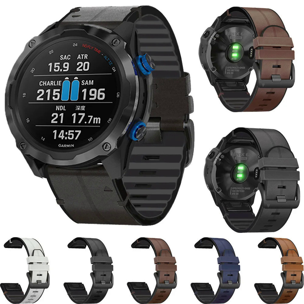 Sportarmband Für Garmin Fenix 7x/7/6x/6/5x/5 – Magnetisches Silikonband, 22 Mm Oder 26 Mm, Verstellbar, Wasserabweisend & Einfach Zu Wechseln