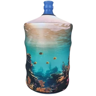 Capa Galão de Água 20L Invertido Estampa 006 Fundo do Mar