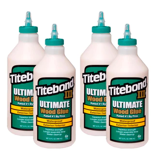 Kit 4 Colas para Madeira III Ultimate Wood Glue 946ml Titebond