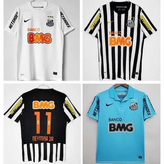 12 13 Retro Santos Home Longe Terceiro NEYMAR JR 11 Camisa De Futebol 2012 2013 Kit De Camisas De Lar