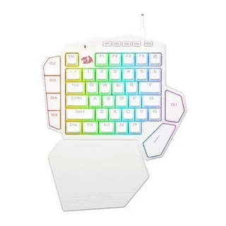 TECLADO GAMER REDRAGON DITI X RGB K601W SWITCH AZUL - BRANCO