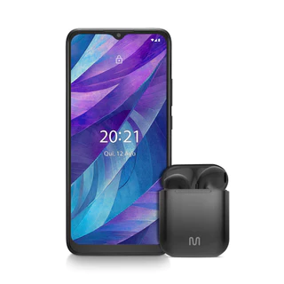 Smartphone Multi G Max 2 4G 64GB 2GB RAM com Fone Airbuds TWS Preto P9207