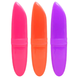 Mini Vibrador em Abs formato Batom miss collection