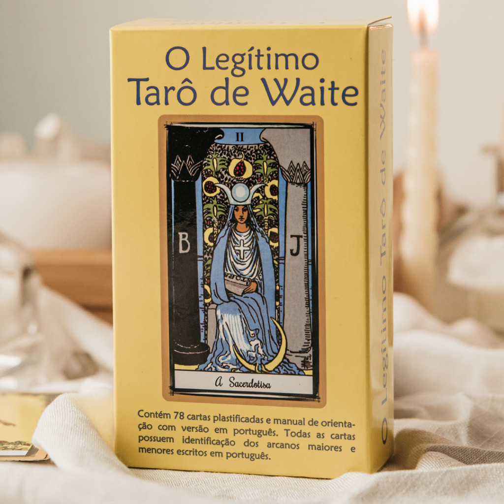 O Legitimo Taro Waite 78 Cartas Plastificado com Manual + Lembrança PROMOÇÃO + Mimo da Loja
