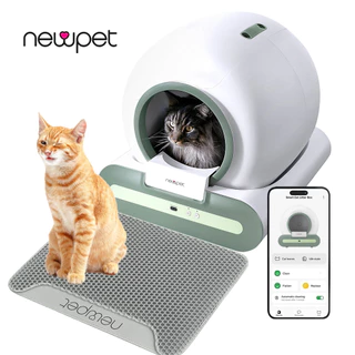 Newpet 65L Auto-limpeza Caixa De Areia Fechada Banheiro Toalete Sanitário Para Gatos