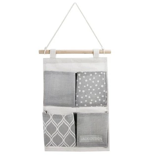 Organizador Porta Trecos p/ Pendurar c/ 4 Bolsos LOFT Jacki Design