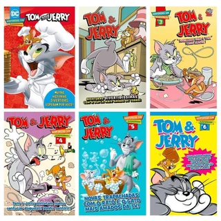 Coleção Quadrinhos Tom e Jerry - Kit com 6 Quadrinhos