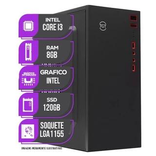 PC CPU Mancer, Intel Core I3, 8GB DE RAM, SSD 120GB