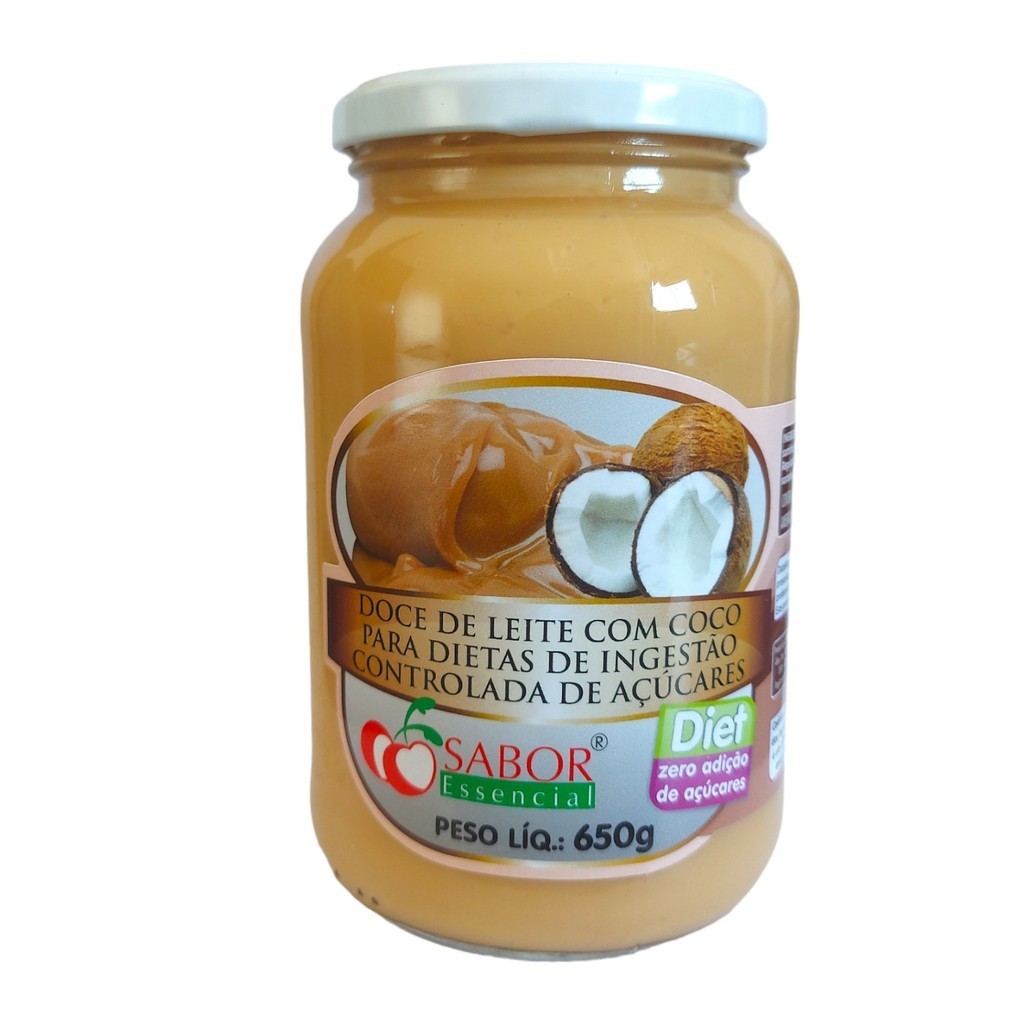 Doce de Leite com Coco Zero Açucar Diet 650g | Shopee Brasil