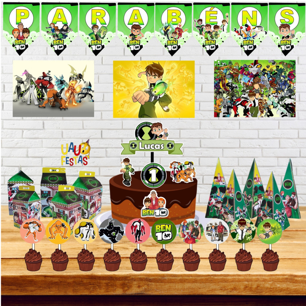 Kit Festa Só um Bolinho - Ben 10