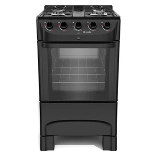 Fogão 4 Bocas a Gás Mueller com Mesa Esmaltada e Acendimento Automático MFI4BC