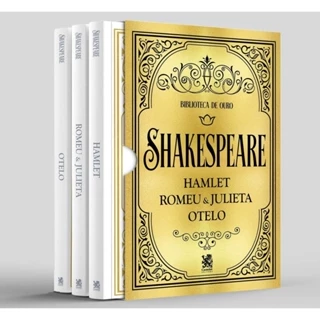 Biblioteca de Ouro Shakespeare - Box com 03 Livros