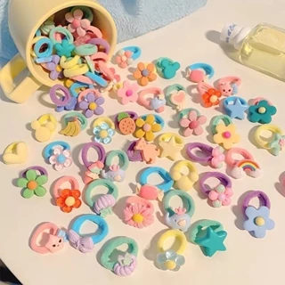 KIT 20 Unidades Elástico de Cabelo Infantil/Scrunc Xuxinha/Rabicó/Colorida Tipo Meia Princesa Fofo 10 Pares em Oferta na Shopee