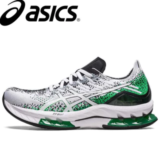 Asics Gel-Kinsei Blast White Cilantro Calça de corrida Sapatilhas confortáveis e leves de amortecimento de choque (masculino)