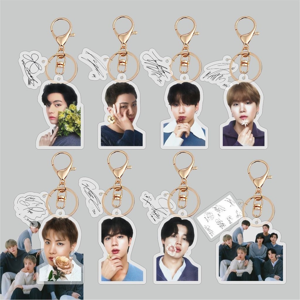 Kpop Bts V Jung Kook Novo Chaveiro Acrílico HD Encantado | Shopee