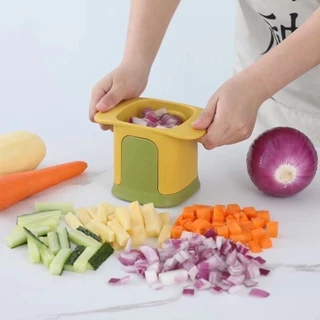 Cubos E Corte Artefato Multifuncional Aço Inoxidável Cenoura Vegetal Pepino Batatas Fritas Ferramenta Acessórios De Cozinha