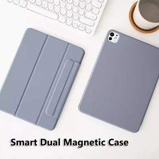 Capa Magnética Dupla Para IPad Pro 11 2024 5th M4 13 7th Air 11 6th 2024 13 A2903 10th Gen 10,9 6 5 4 12,9 Com Estojo De Fecho