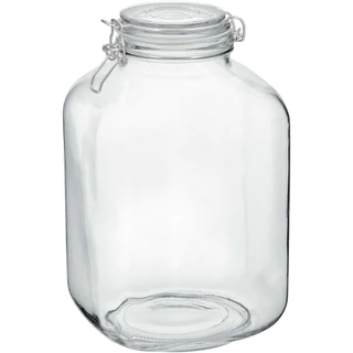 POTE PORTA MANTIMENTOS HERMÉTICO HOME&CO VIDRO 5L 27x16x16cm