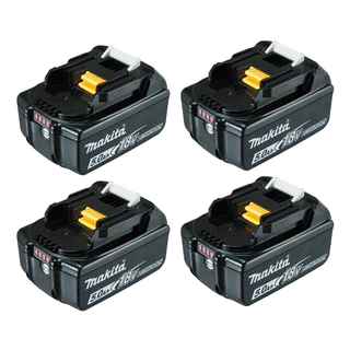 kit 4 Baterias de Lítio 18V 5.0Ah BL1850B 197280-8 Makita