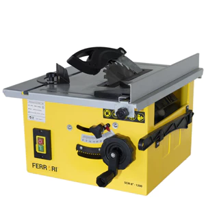 Serra Circular de Mesa Para Madeira 8" SCM-1200 220V Ideal para Cortes Precisos e Rápidos - Ferrari em Oferta na Shopee