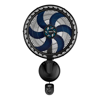 Ventilador parede Arno 50cm VB51 extreme force breezer preto 127v