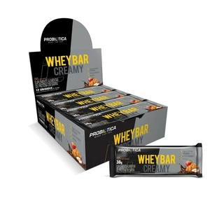 Barra de Proteina Whey Bar Creamy 12 unidades de 38g Probiótica Torta de Maça
