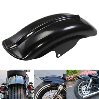Universal ABS Preto Motocicleta Traseiro Paralama Fender Curto Lama Guarda Para Bobber Chopper Cafe Racer Quadros