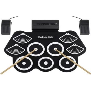 BATERIA ELETRÔNICA SPRING 9 PADS COM FUNÇÃO MIDI