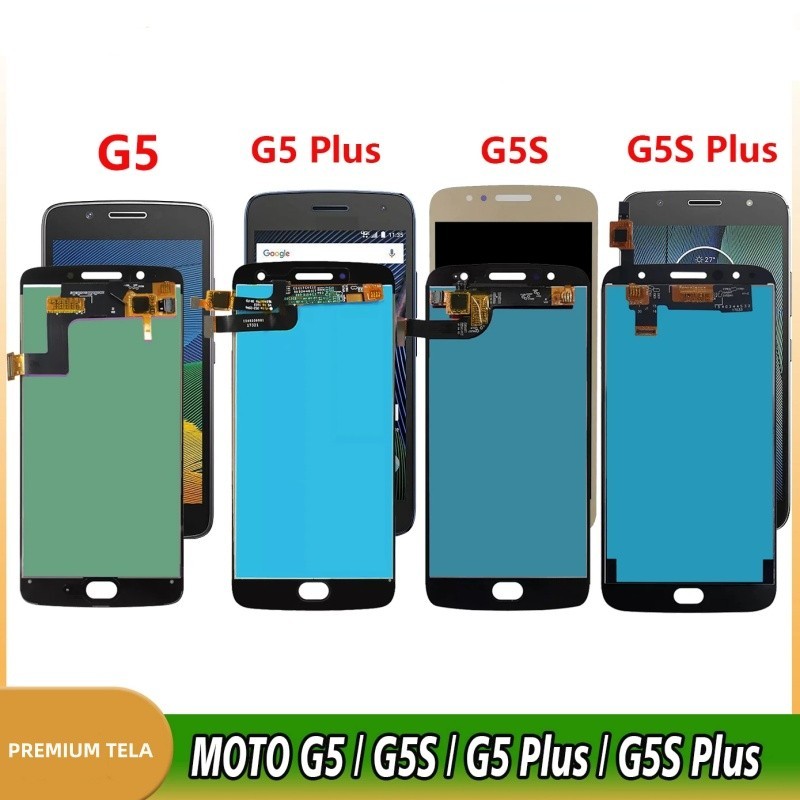 Premium Display Para Moto G5&G5 Plus&G5S&G5s Plus Frontal Tela Nova Lcd ...