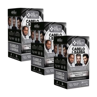 Kit 3 und Nutri Vitaley Cabelo e Barba 30caps em Oferta na Shopee