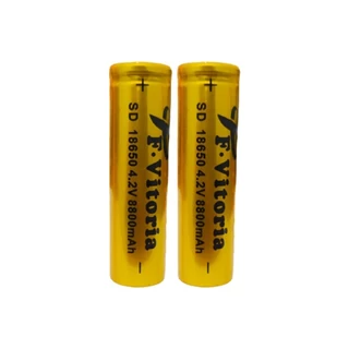 Kit 2/6/10 Baterias Recarregáveis 18650 4.2v 8800mah Para Lanterna Led