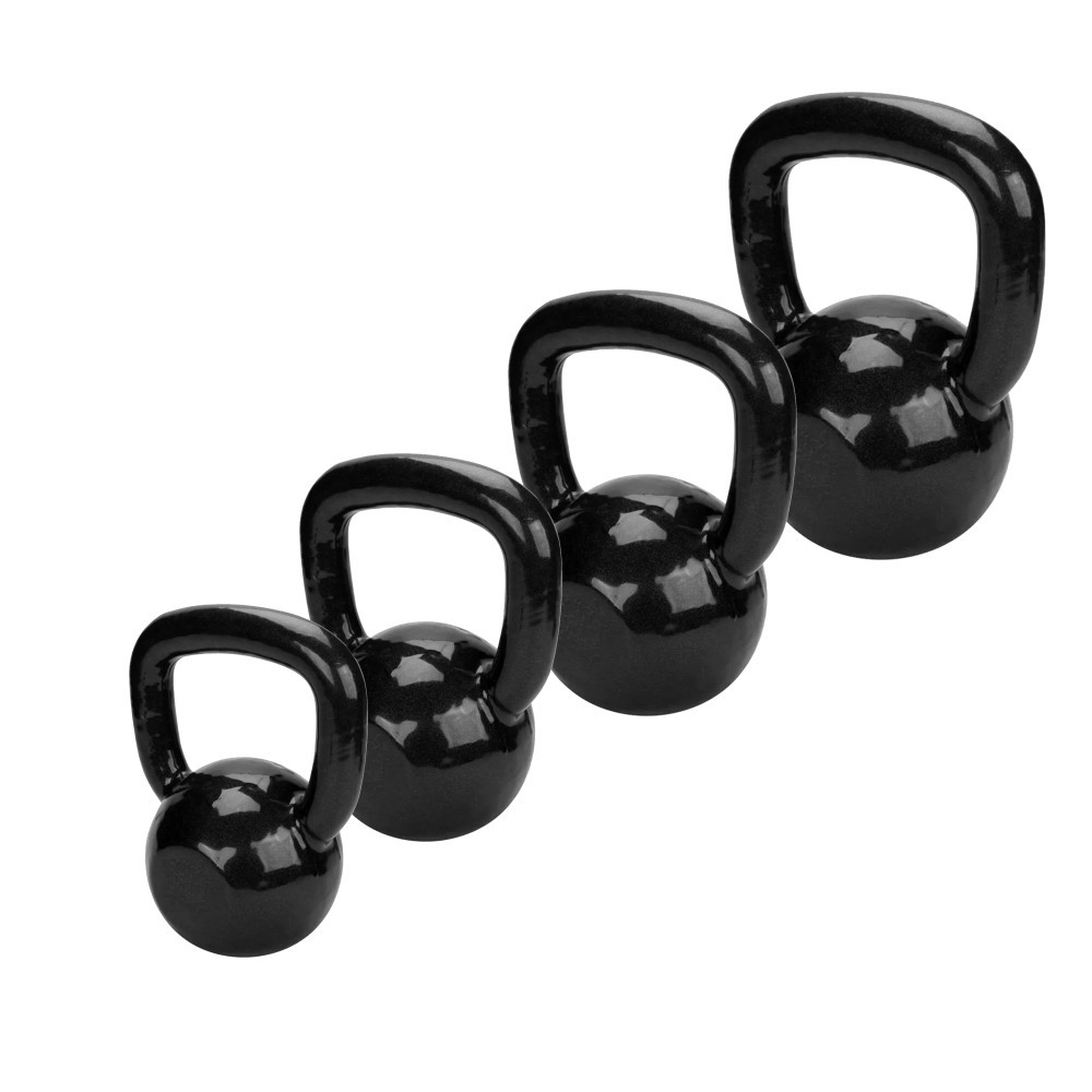 Kit de Kettlebell Emborrachado Treino Funcional 4, 6, 8, 10 Kg | Shopee ...
