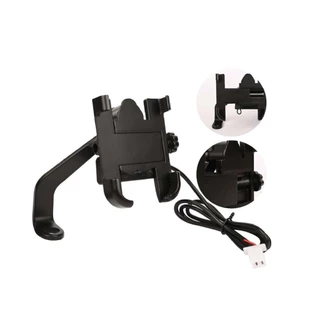SUPORTE DE CELULAR PARA MOTO COM CARREGADOR  somente para Retrovisor Moto KICOOL em Oferta na Shopee