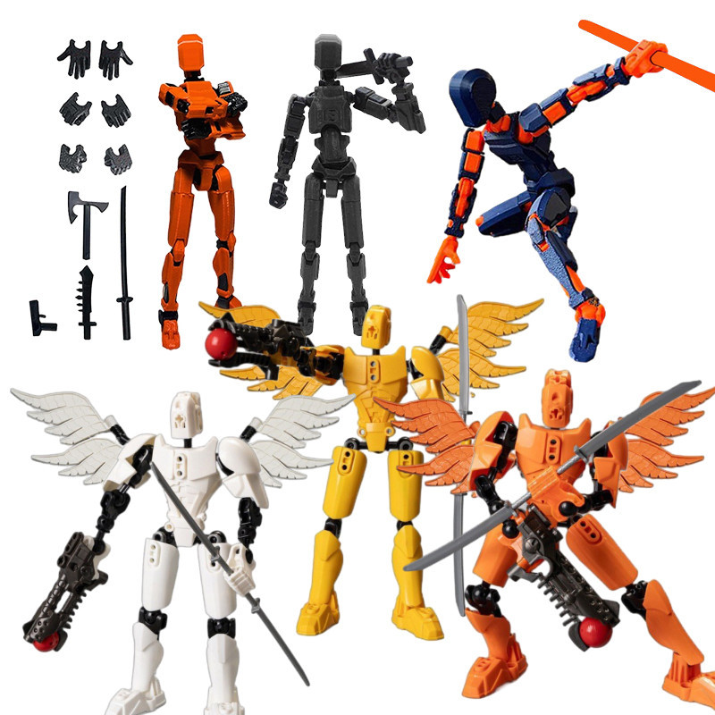 Dummy 13 Ação Figura T13 Lucky 13 Titan Doll Montagem Brinquedos Presente