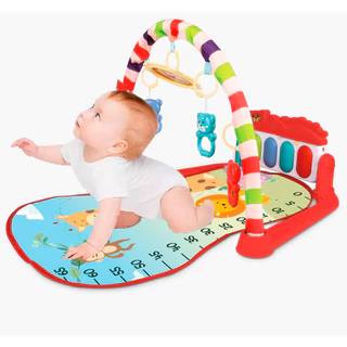 Tapete de Atividades Animais Com Piano Musical KTM069 - Castela