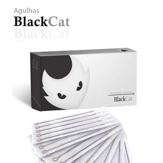 Kit 5 unidades de Agulhas Black Cat Electric ink de Traço ou Bucha ou magnum ou magnum round Round Liner RL Round Shader RS MG RM Tatuagem Tattoo