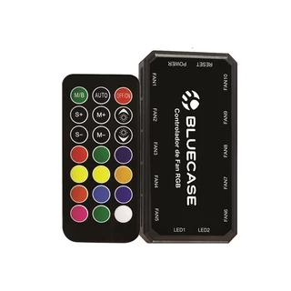 Controladora de Fan BCF-03 BLUECASE Com Controle Remoto