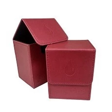 Deck Box Flip Vermelha - Com símbolo de Ilha - Mtg