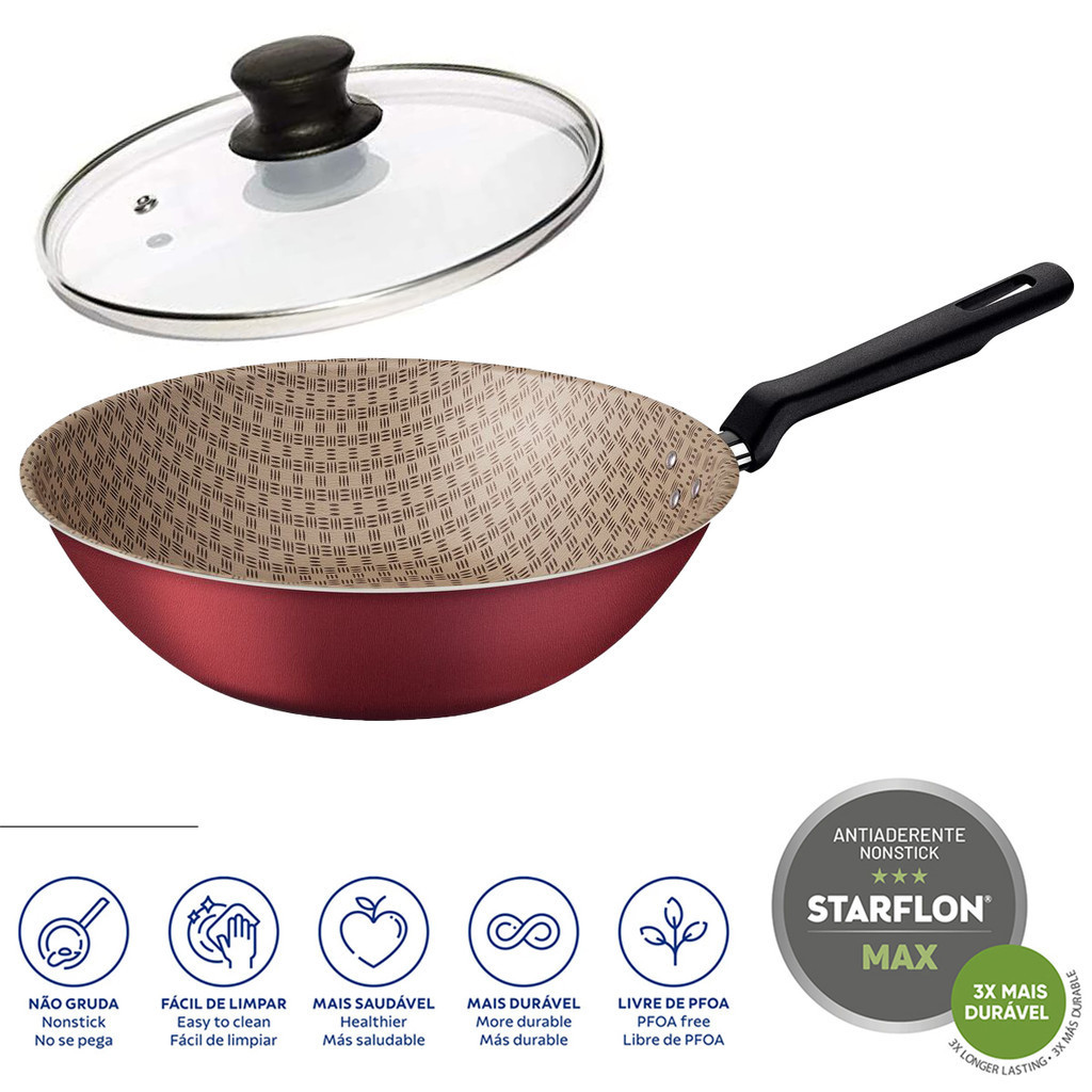 Cocotte In Ghisa HUAFA 28 Cm - 6.7L Arancione | Forno Olandese | Per Stufati E Pane - Foto 5