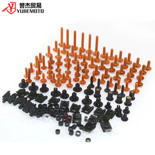 Adequado para KTM DUKE DUKE Kit de Parafusos de Carenagem Universal para Pára-brisas Kit de Parafusos de Cor Multiuso para Corpo ~Promoção