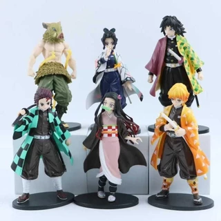 Figures Kimetsu no yaiba Nezuko Tanjiro Inosuke e Zenitsu hashiras