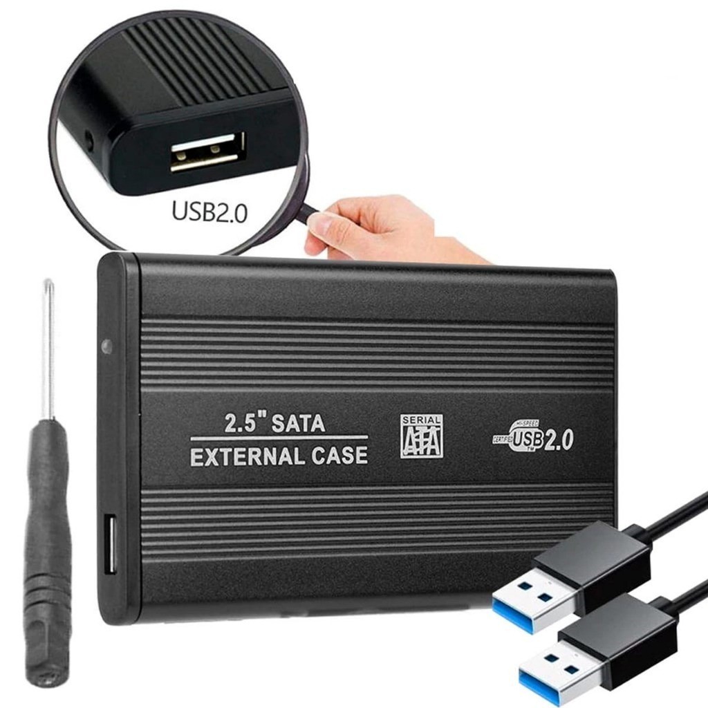 Case Externo de Disco Rígido Sata USB 2.0 5gbps 2.5 polegadas Envio Imediato ULIFE